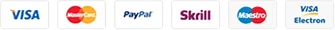 Moyens de paiement acceptés